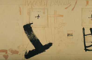 PINTURA ITSUSI TXIKIA, CECILIA PAREDES ETA ANTONI TÀPIESEN ONDOREN