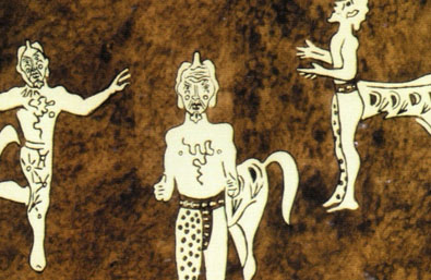 Zentauroak. 'La Nuit de la Saint Jean' balleta. Joan Junyer. Paris, 1939