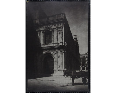 Udaletxea, 2006. Sevilla, Andaluzia. Goma arabikoz eta karbon beltzez egindako paper gelatinizatu eta emultsionatua (goma bikromatatua)